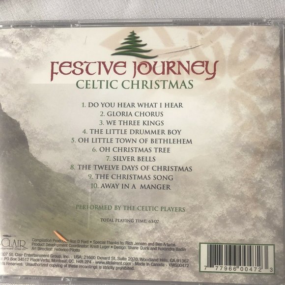 3 pc. Celtic Christmas CD's "Seasonal Tales", "Holiday Odyssey", "Festive Journe - Picture 2 of 4